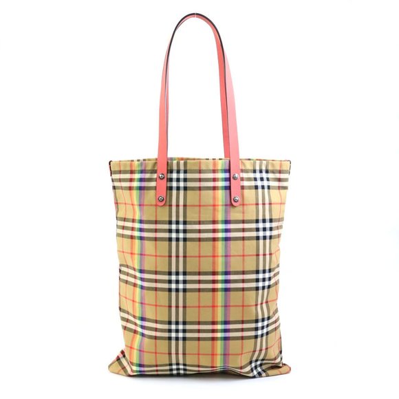 BURBERRY Beige Leather Shoulder Bag - Picture 1 of 5